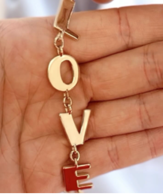 The LOVE YOU Letter Bracelet
