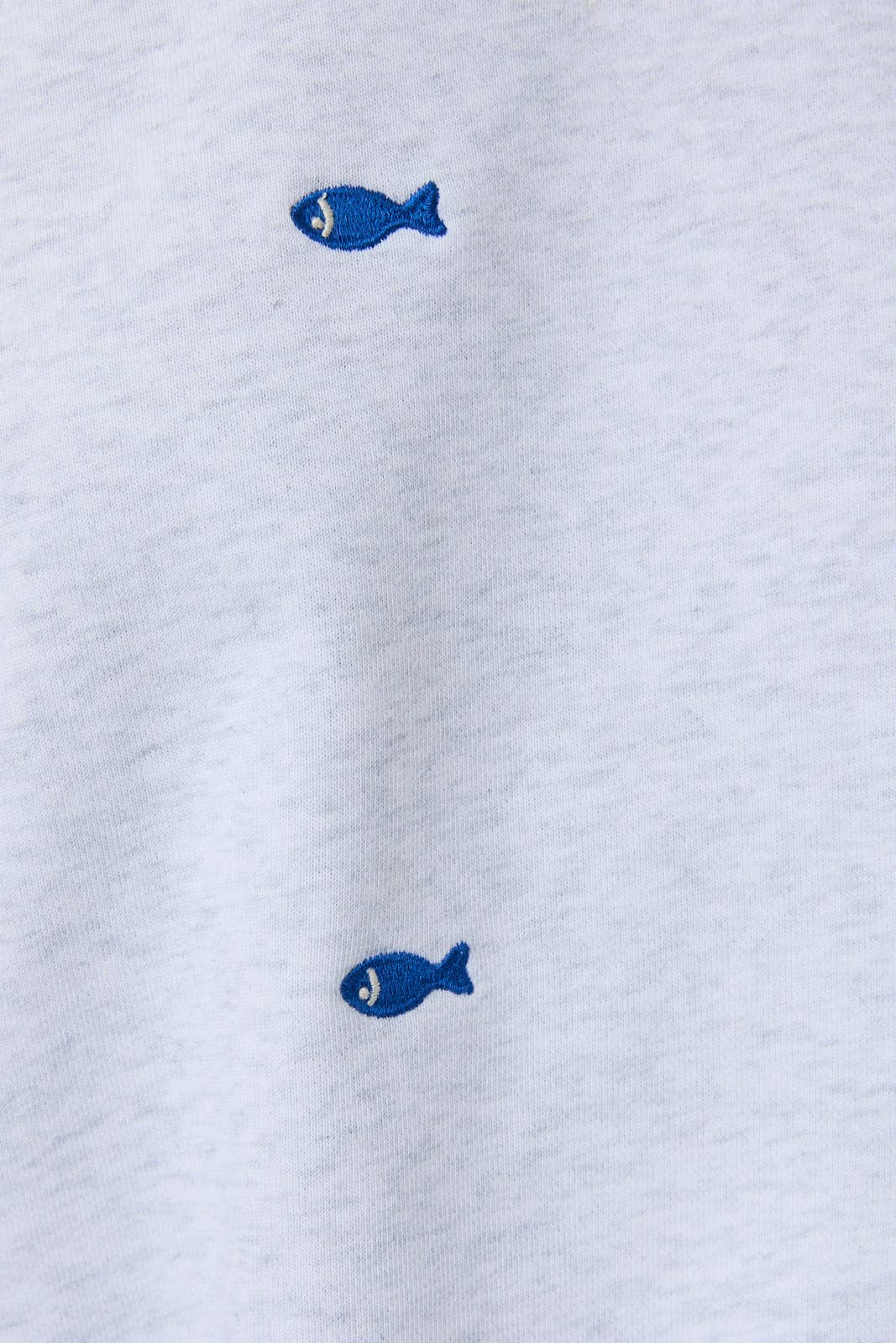Fish Embroidered Crewneck
