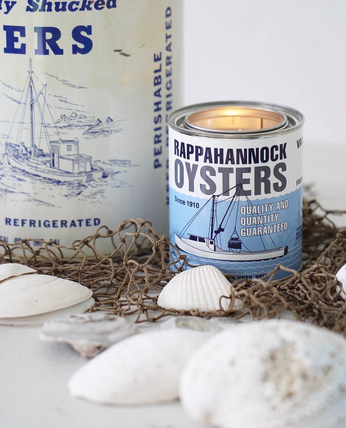 Vintage Rappahannock Oyster Style Candle