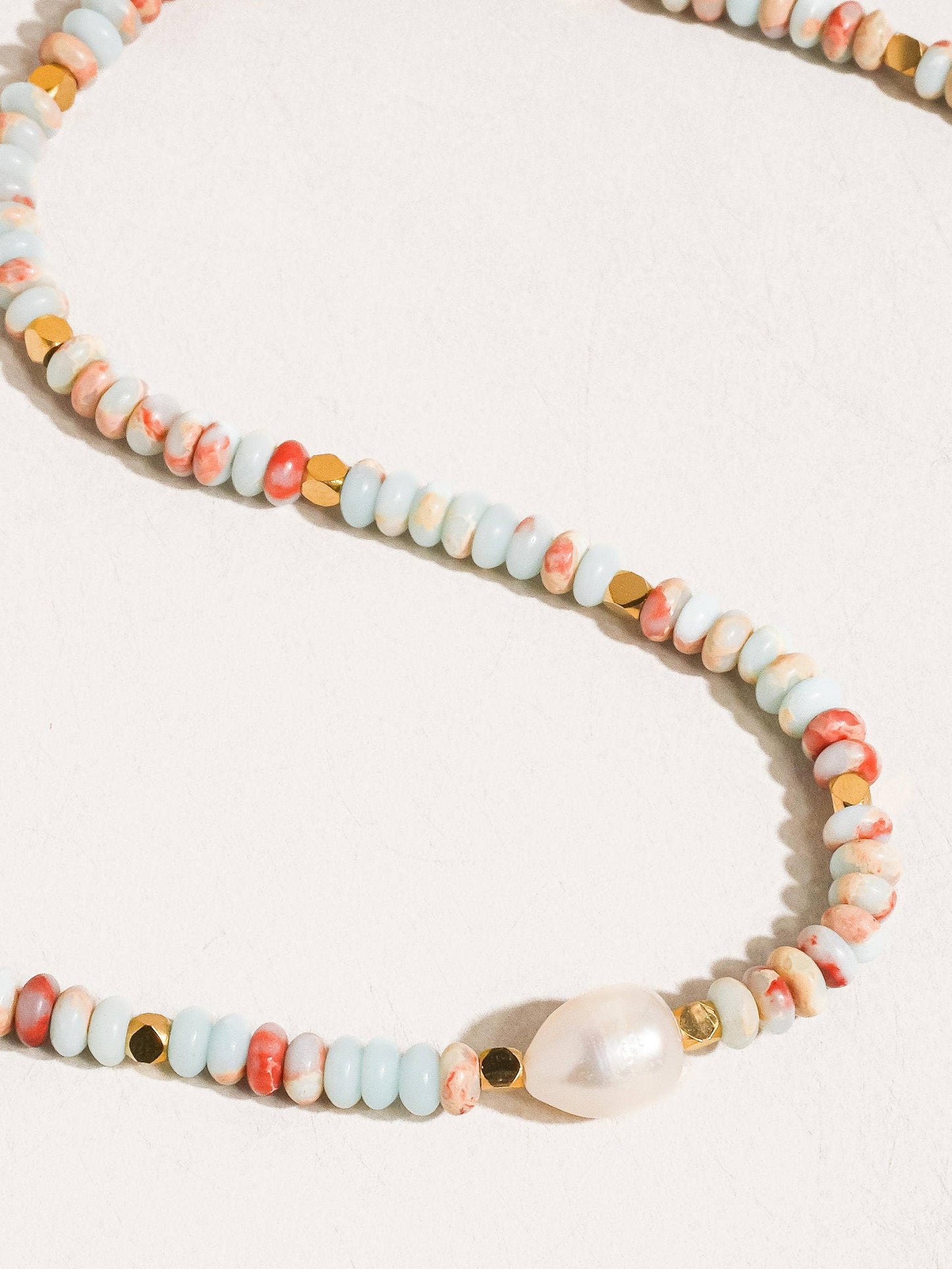 Logan Beaded Pearl Necklace