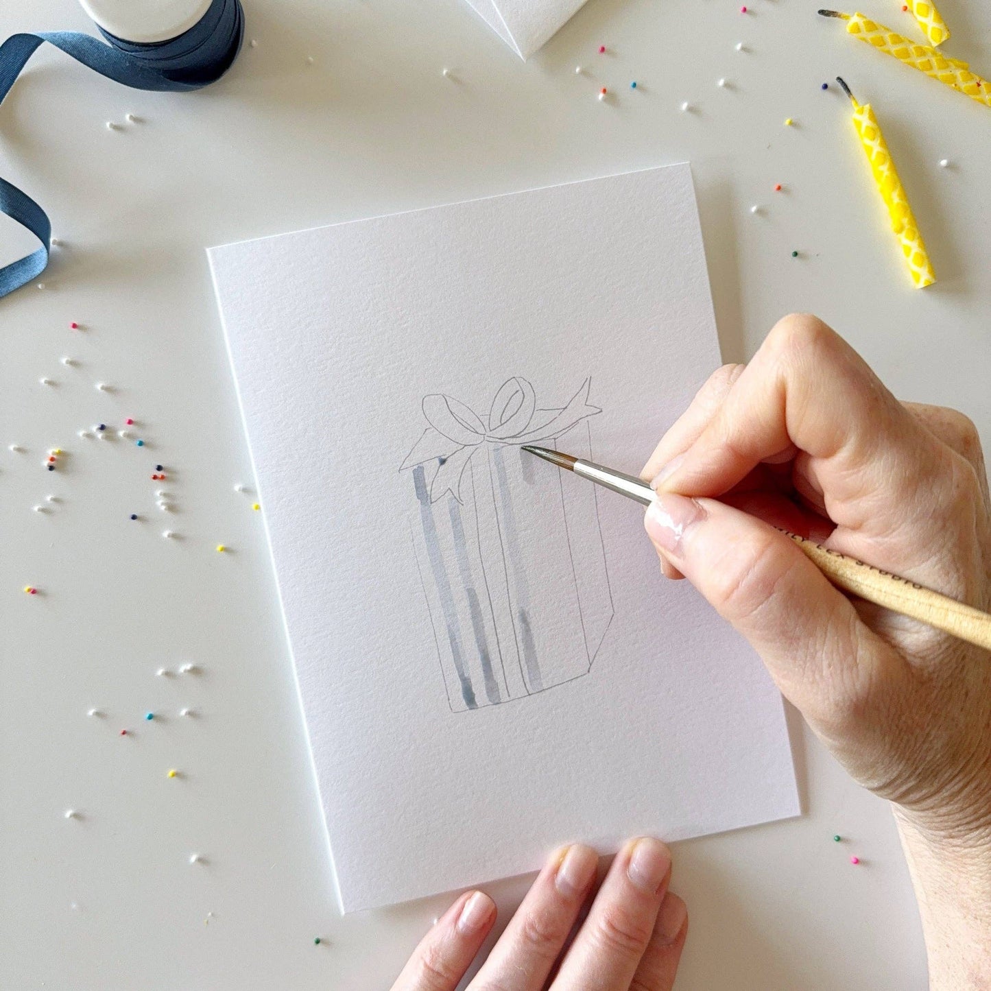 Emily Lex Studio Celebrate Paintable Notecards