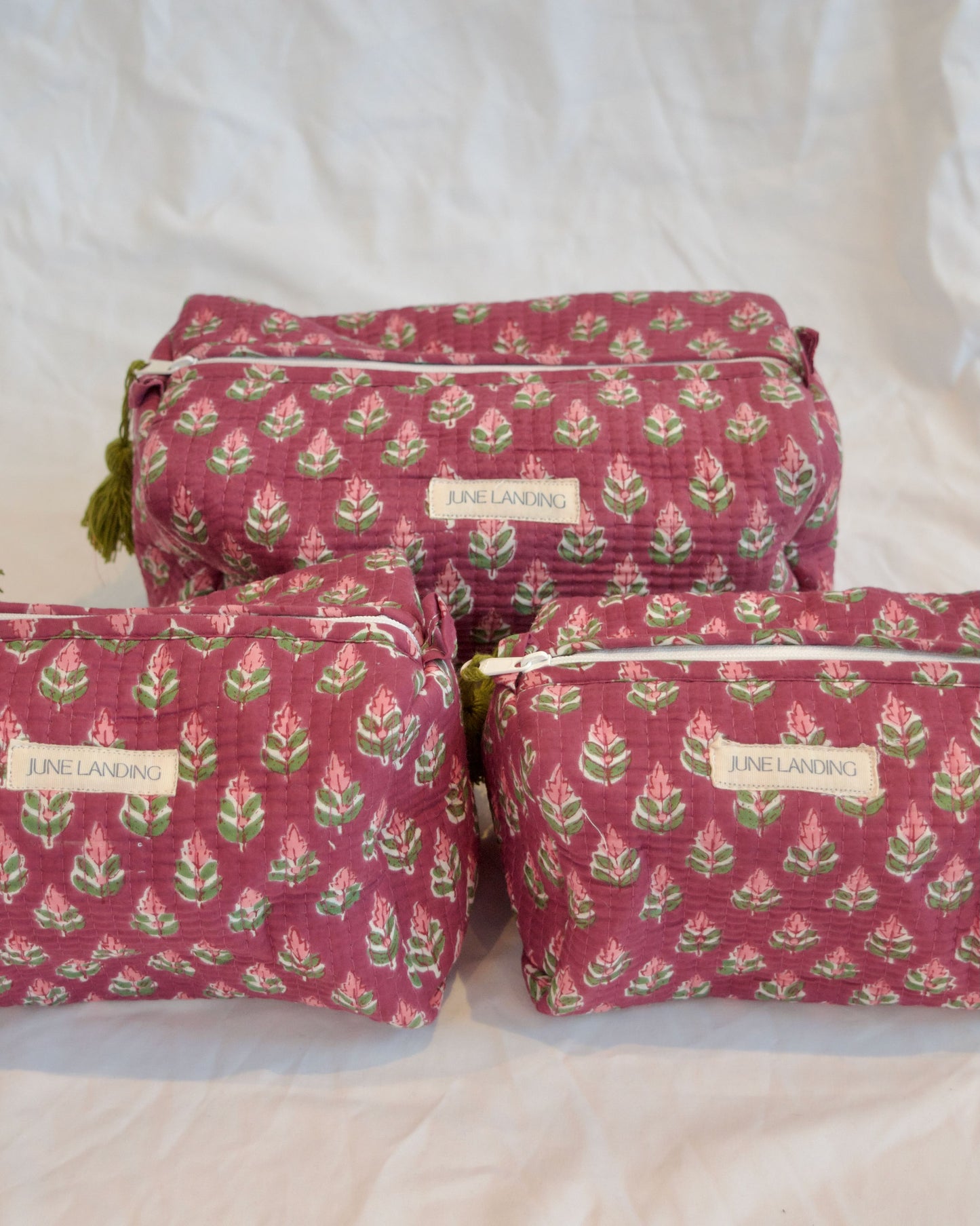 Monica Makeup Bag Trio