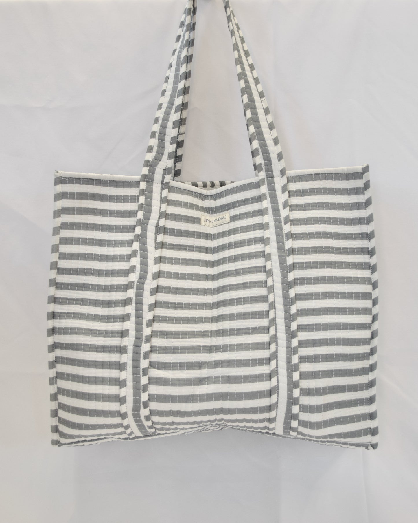 Sailor Stripe Quilted Harbor Tote