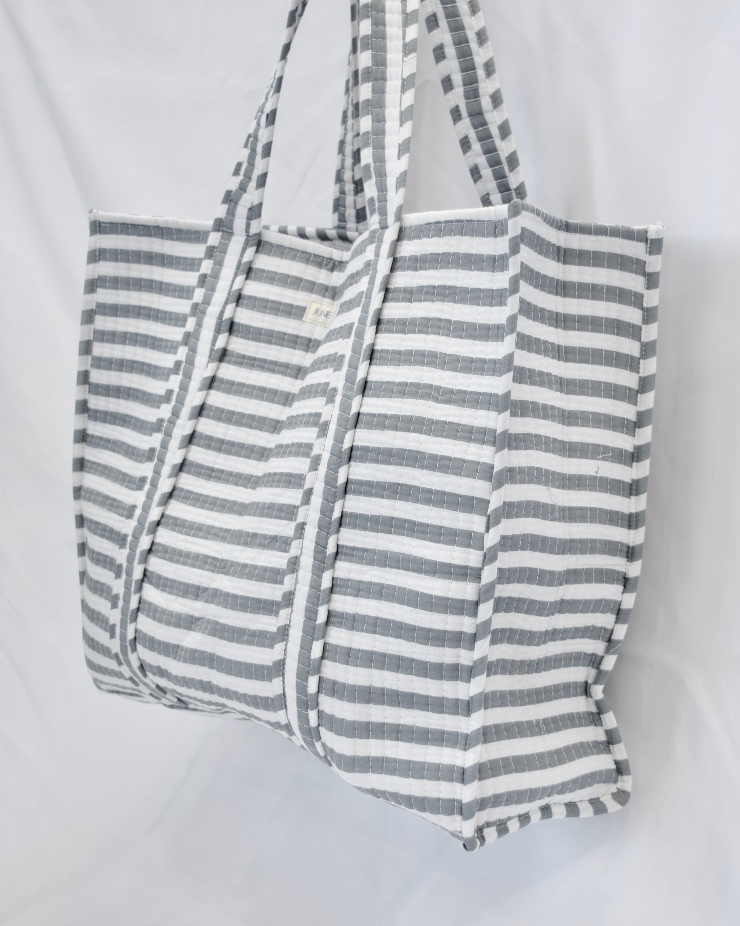 Sailor Stripe Quilted Harbor Tote