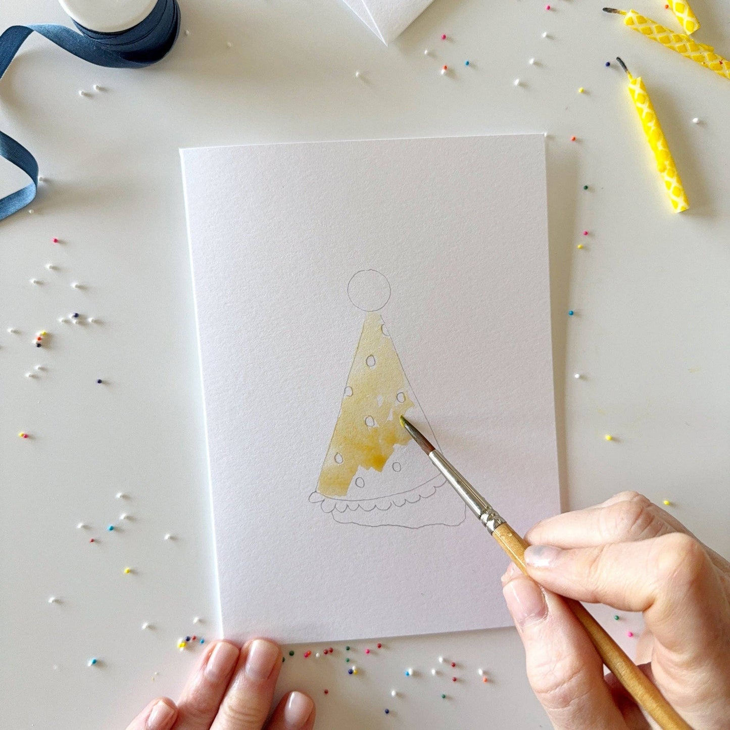 Emily Lex Studio Celebrate Paintable Notecards