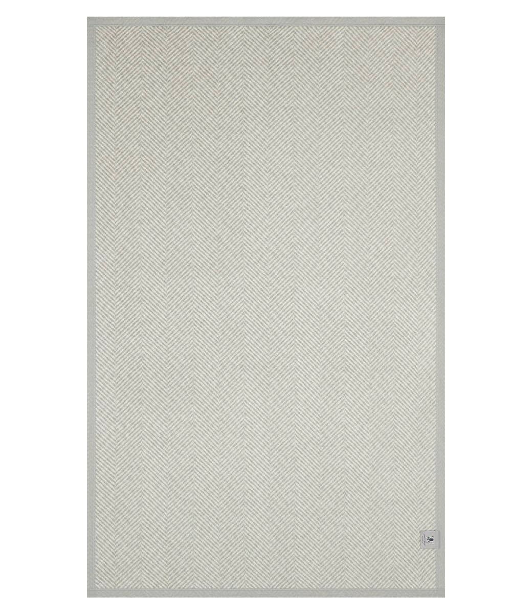 Harborview Herringbone Light Grey ChappyWrap Blanket