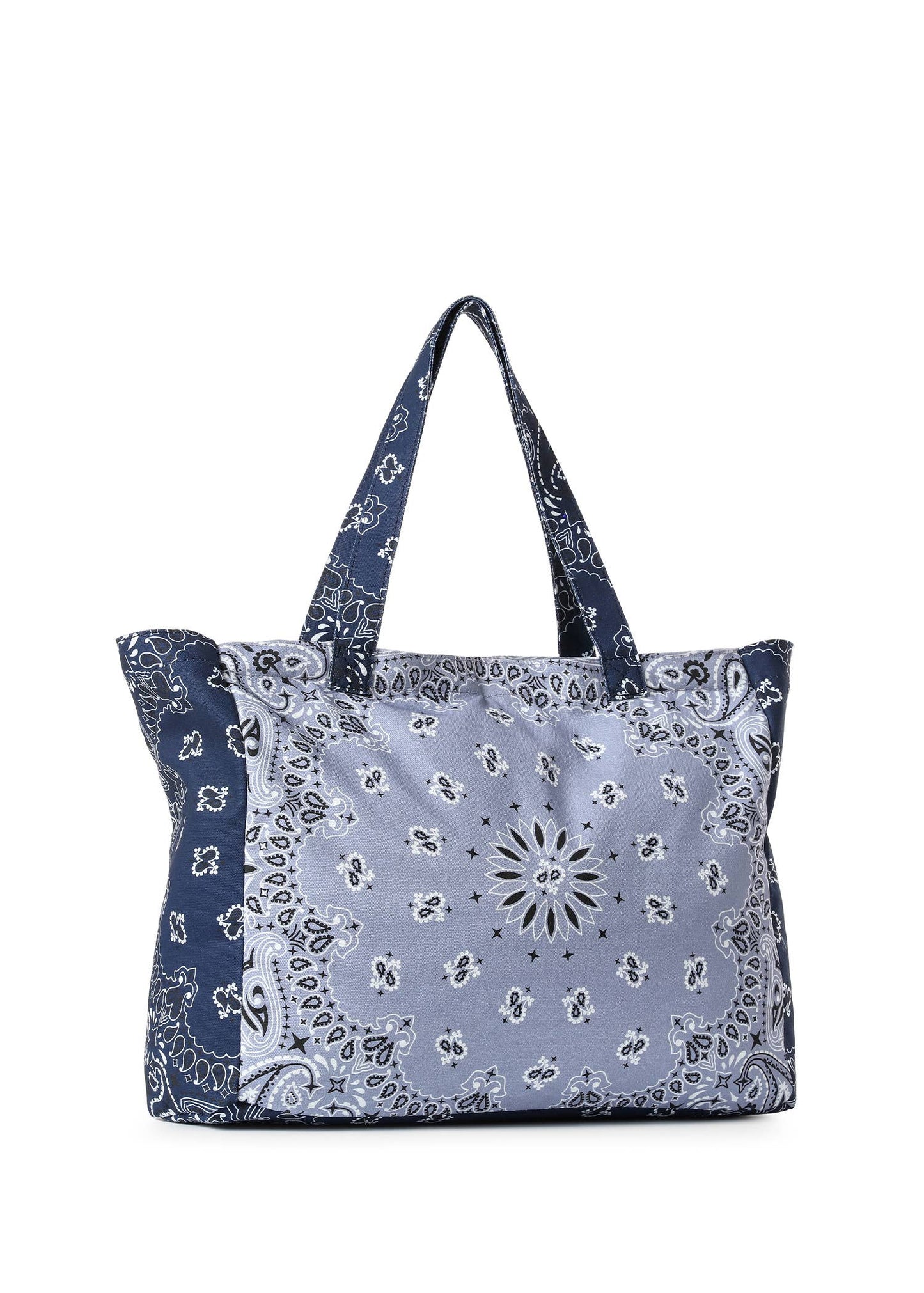 Bandana Print Canvas Tote