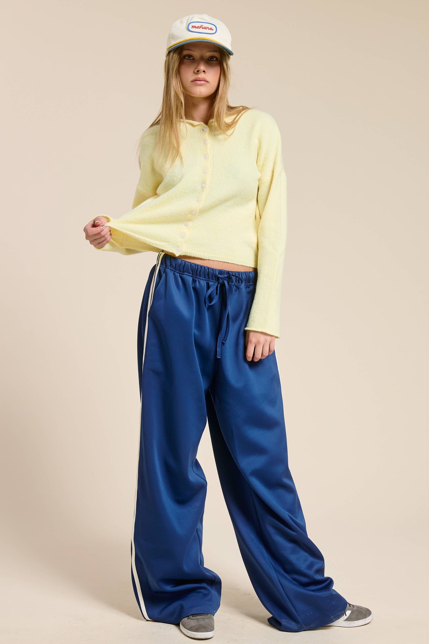 Butter Yellow Essentail Cardigan Sweater