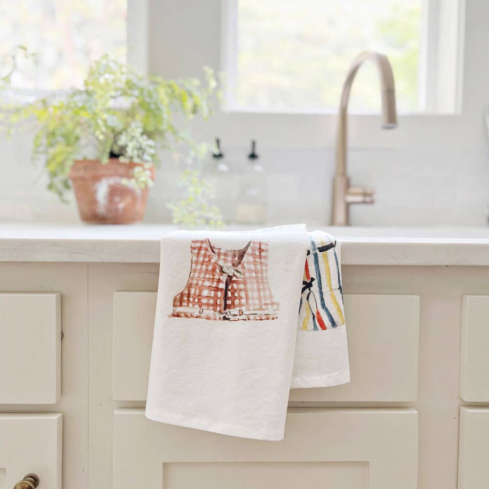 Emily Lex Studio Boat coats tea towel