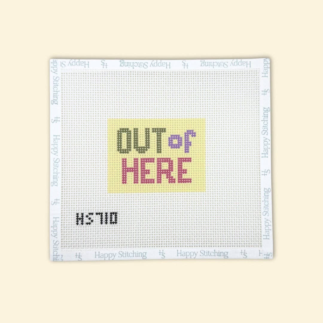 Out of Here Needlepoint Kit