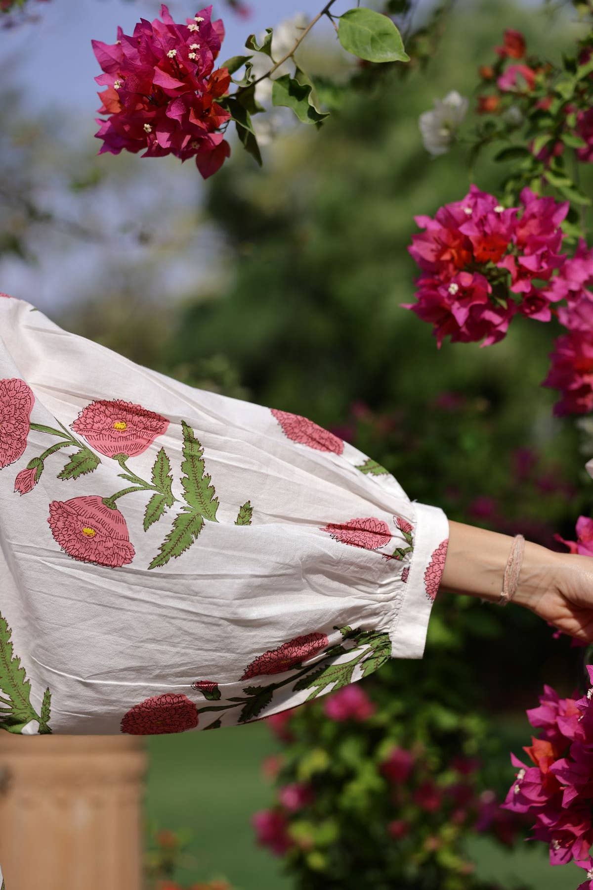Talia Pink Block Print Dress