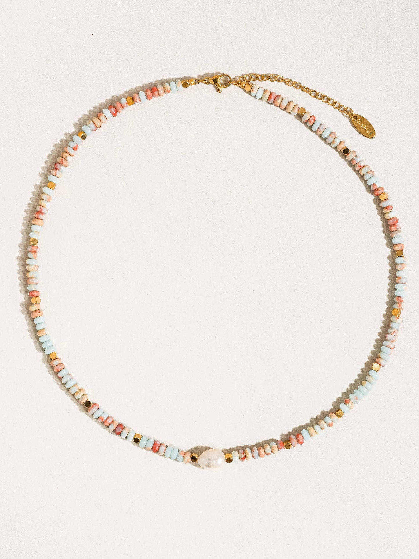 Logan Beaded Pearl Necklace