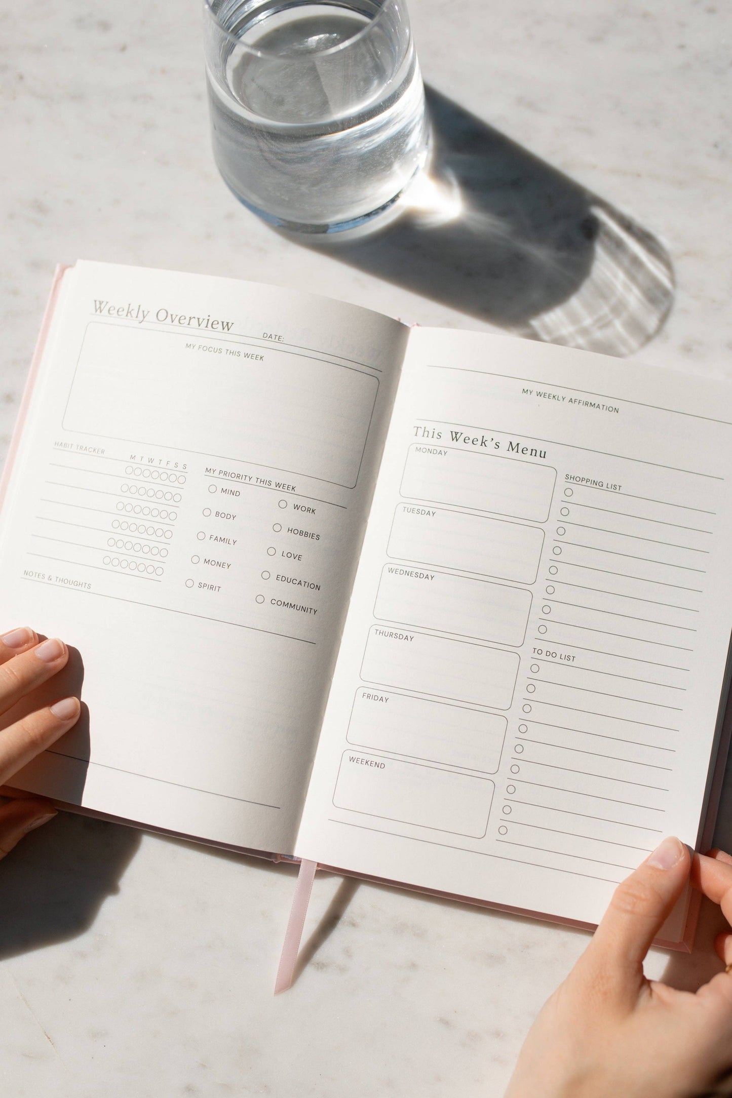 Wellness Daily Planner