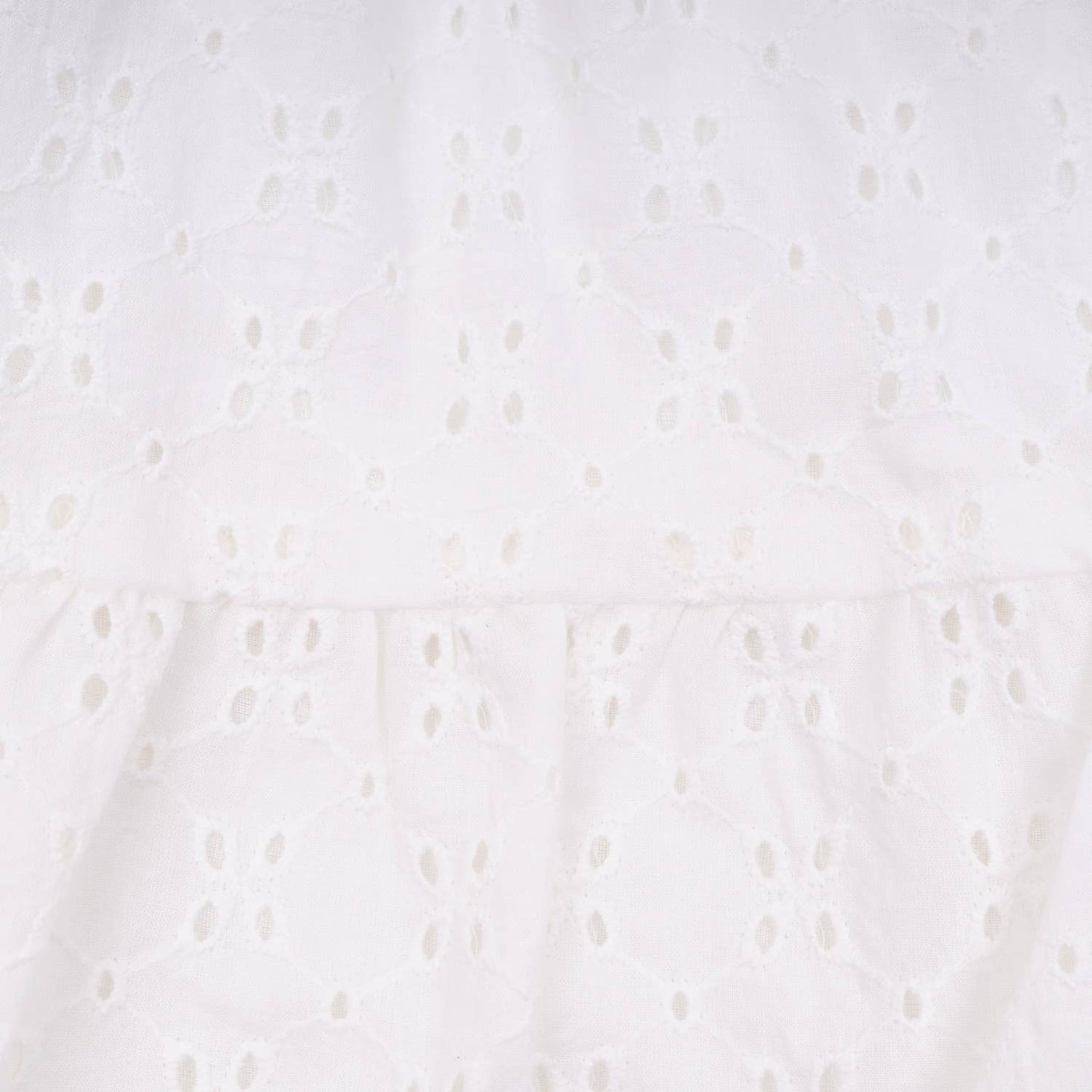 Esmeralda White Eyelet Smocked Dress