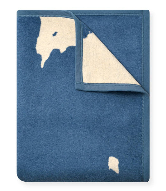 Door County Wisconsin Map ChappyWrap Blanket