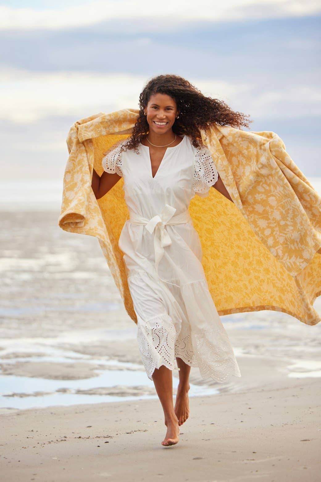 The Lightweight ChappyWrap Blanket - Wildflower Daffodil
