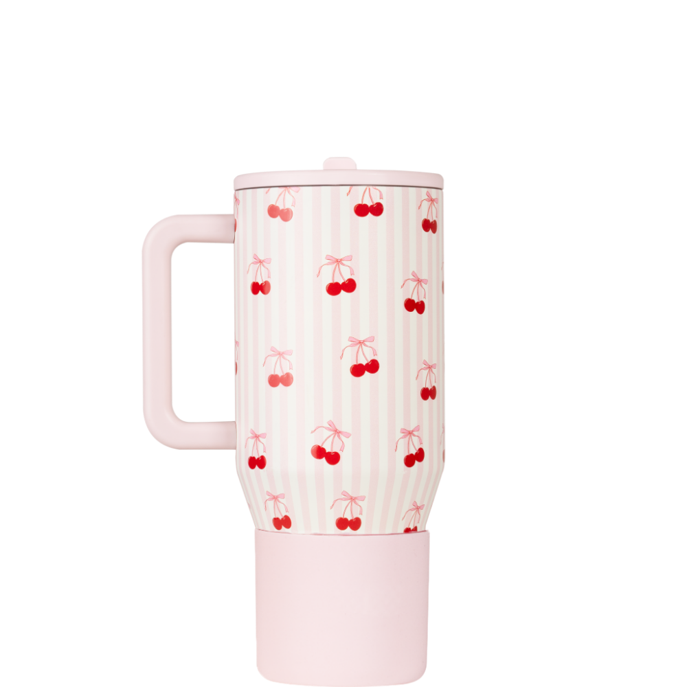 HydroJug Sweet Cherry 20oz Traveler Tumbler