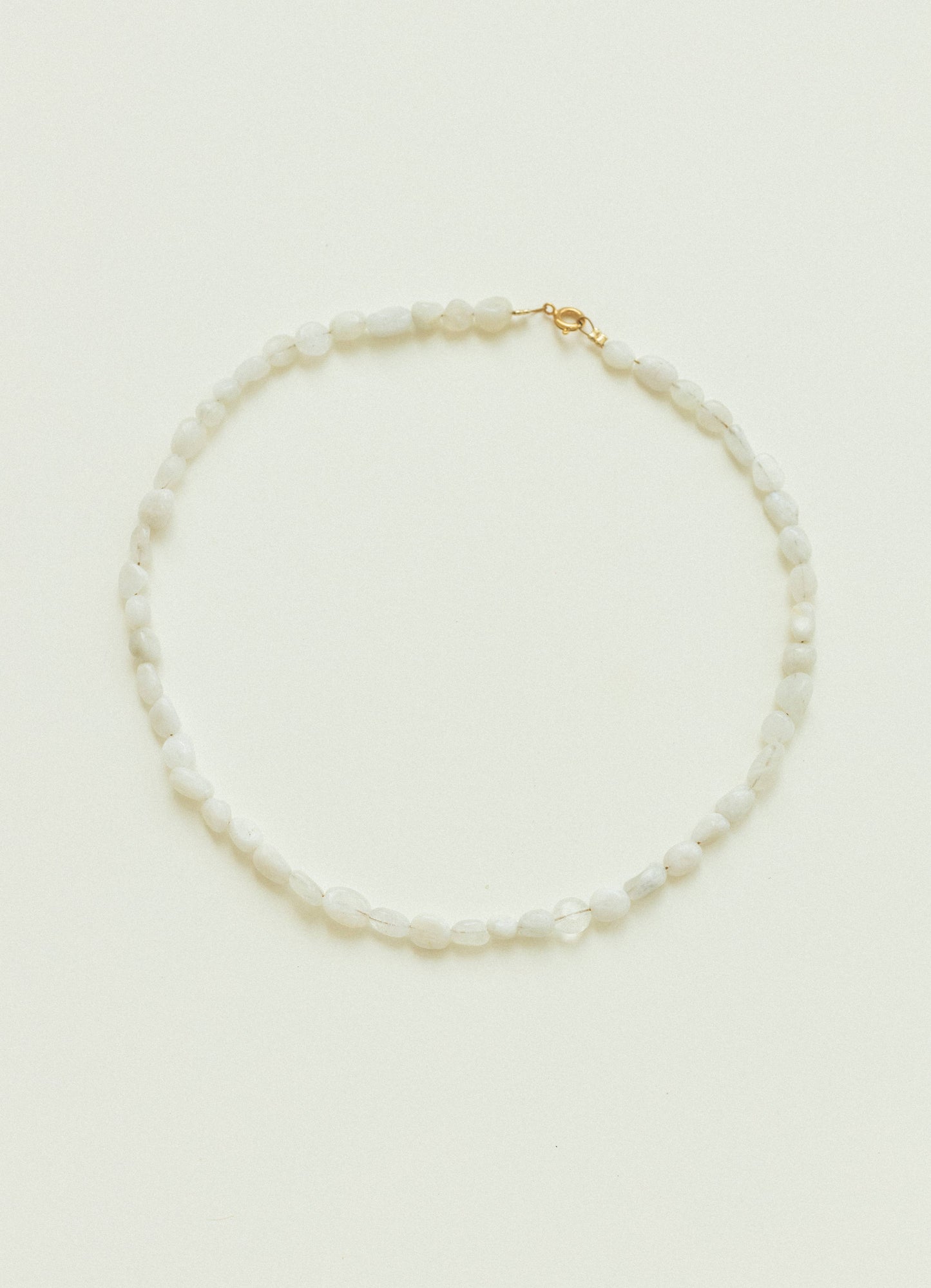 Salty - White Pebble Beaded Necklace
