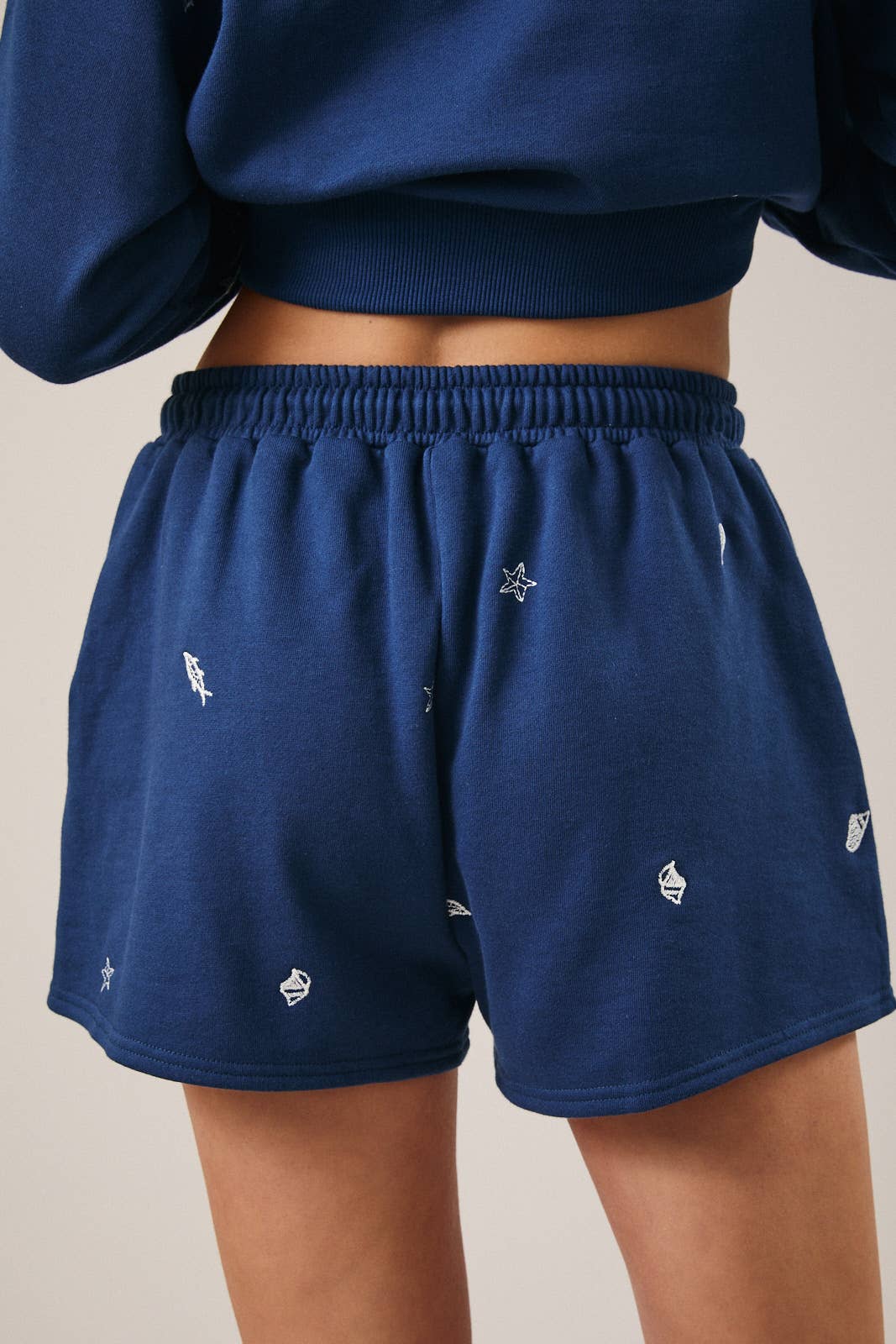 Coastal Embroidered Shorts