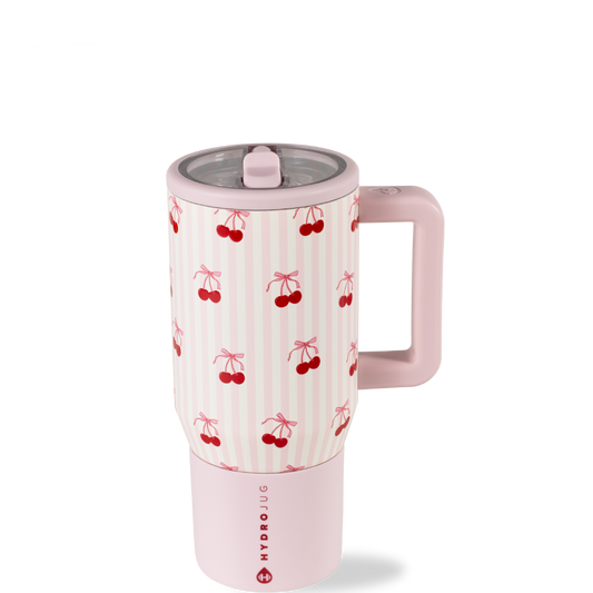 HydroJug Sweet Cherry 20oz Traveler Tumbler
