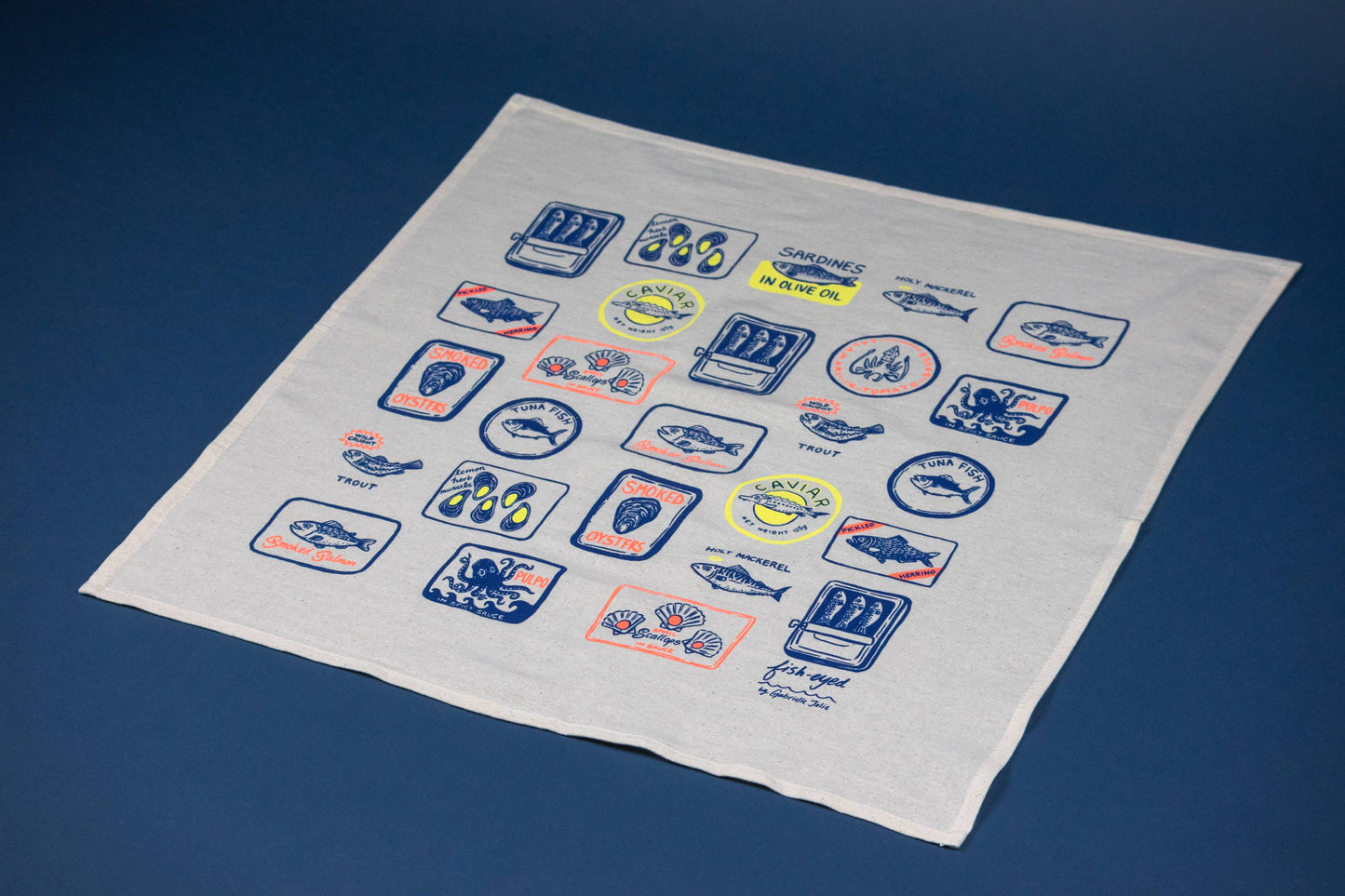 Tinned Fish Tea Towel