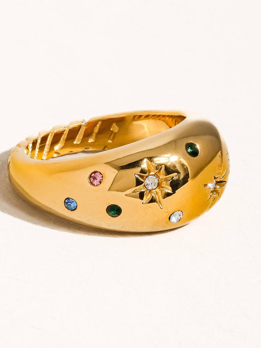 Phoebe Gem Star Ring