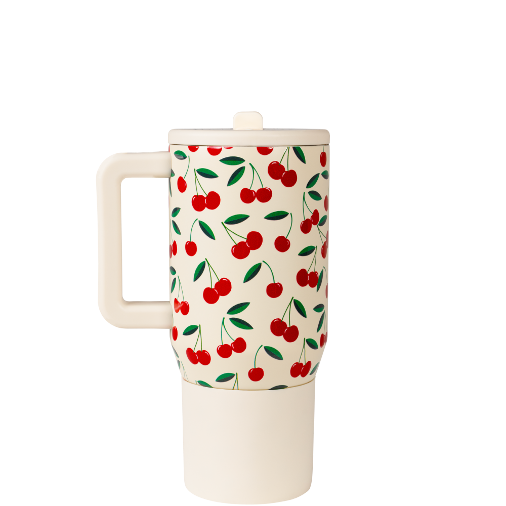 HydroJug Cherries 20 oz Traveler Tumbler