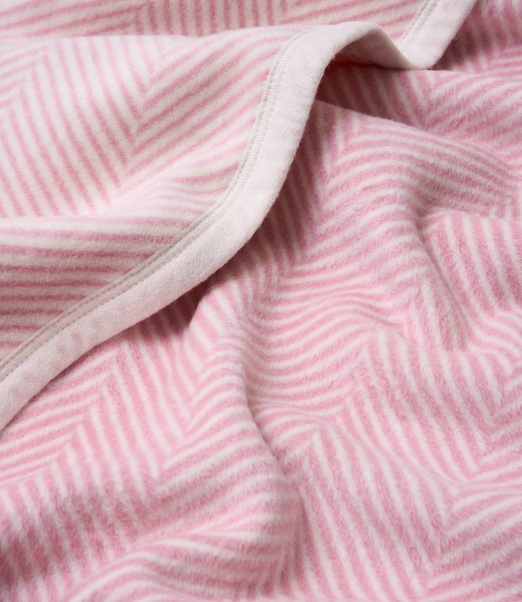 Harborview Herringbone Blush ChappyWrap Blanket