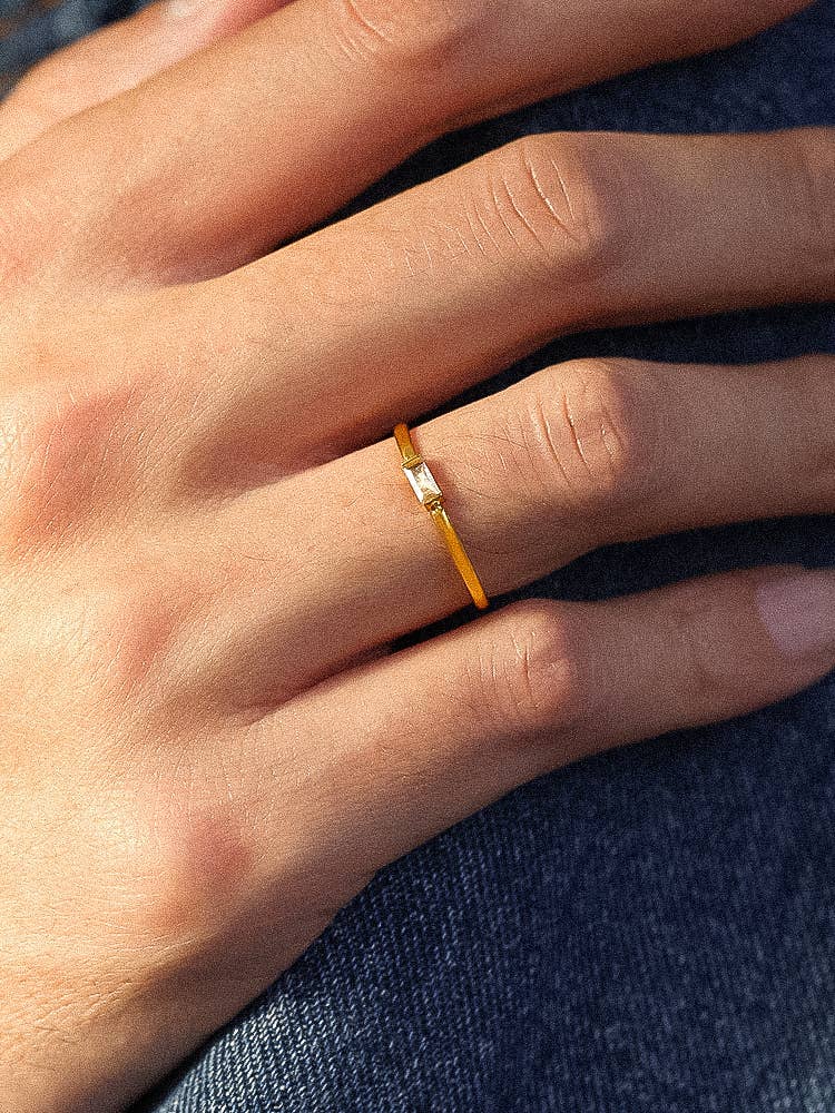 Marlowe Dainty Center Stone Ring
