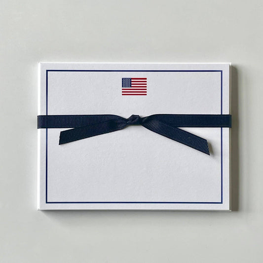 American Flag Note Cards