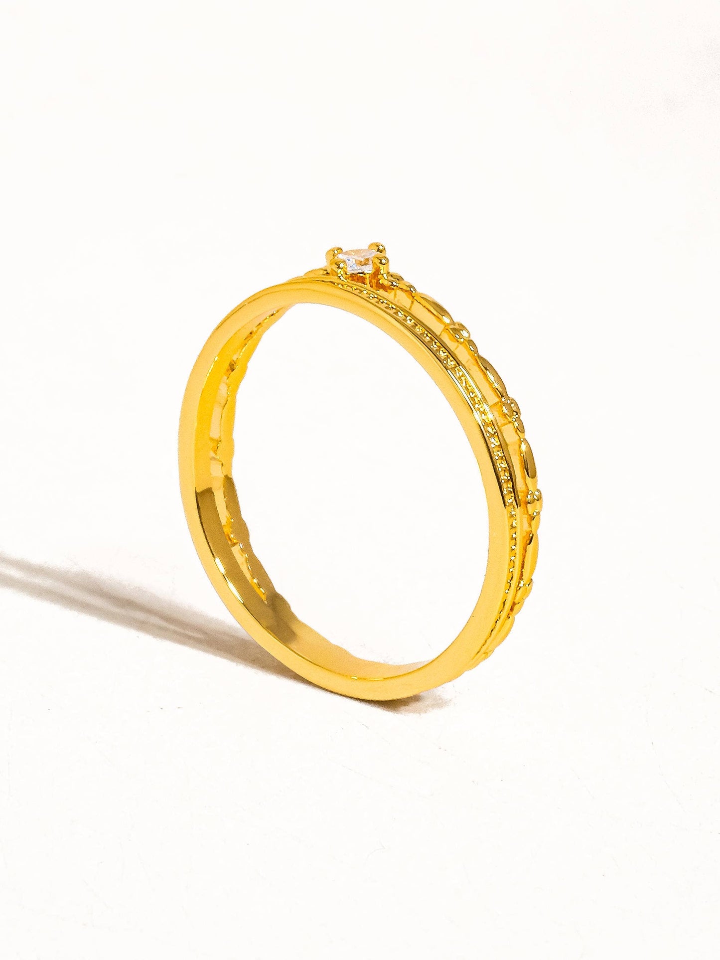 Cornelia Gold Delicate Layered Ring