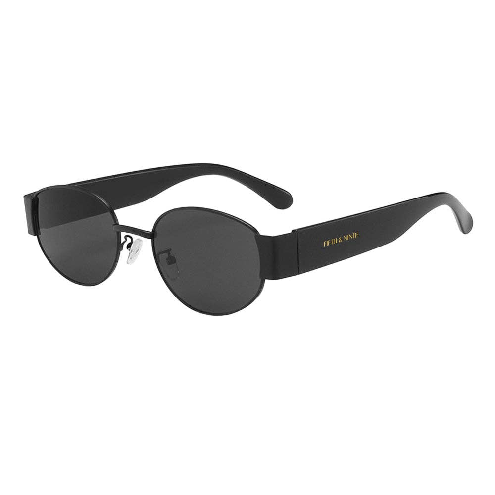 Elliott Polarized Sunglasses - Black/Gold