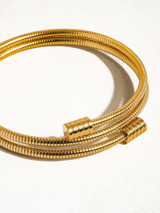 Vidia Coil Wrapped Bracelet