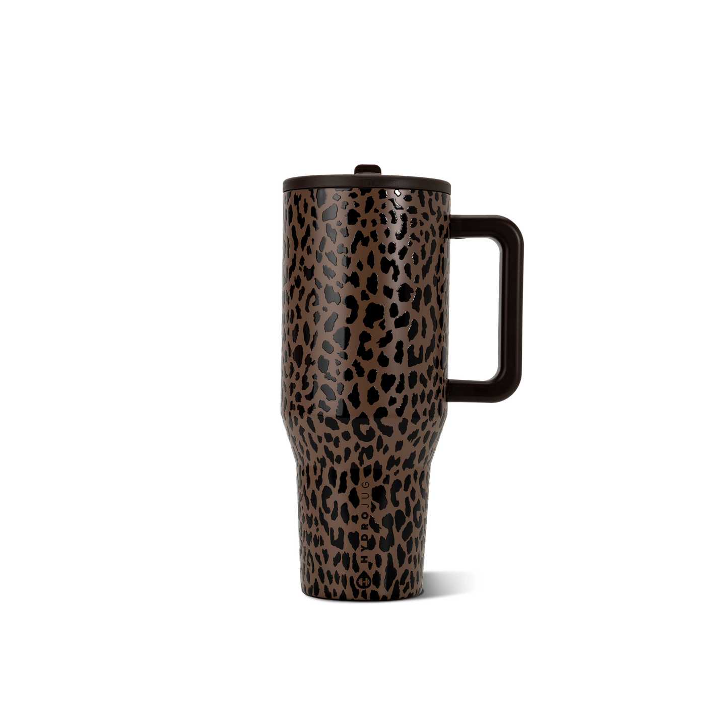 Brown Leopard HydroJug 32 oz Traveler Tumbler