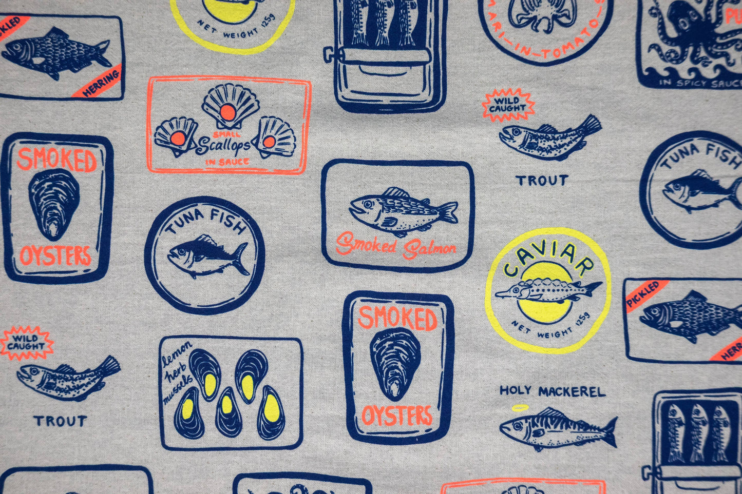 Tinned Fish Tea Towel