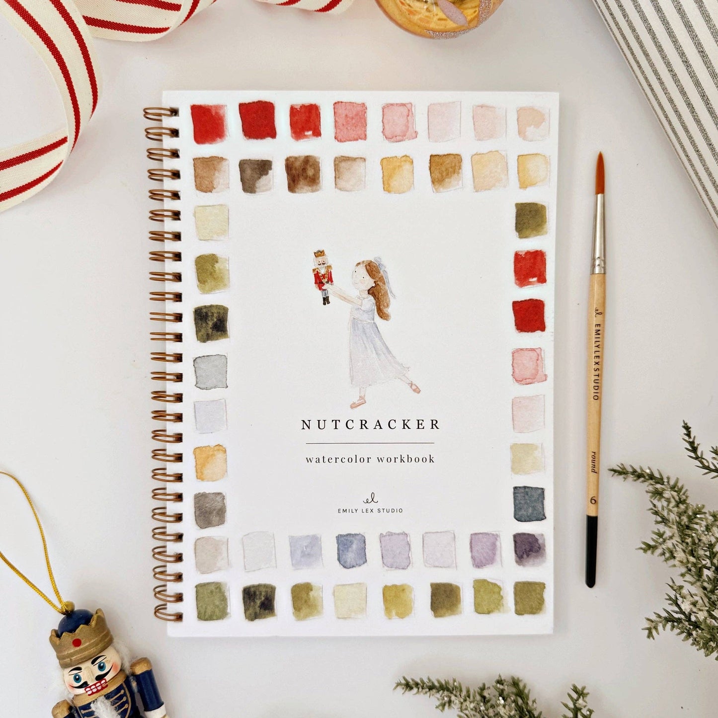 Emily Lex Studio Nutcracker Watercolor Workbook