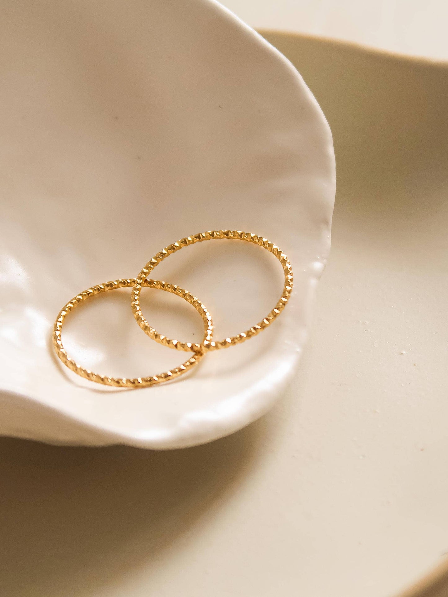 Ember Dainty Braided Ring