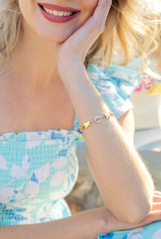 The XOXO Letter Bracelet