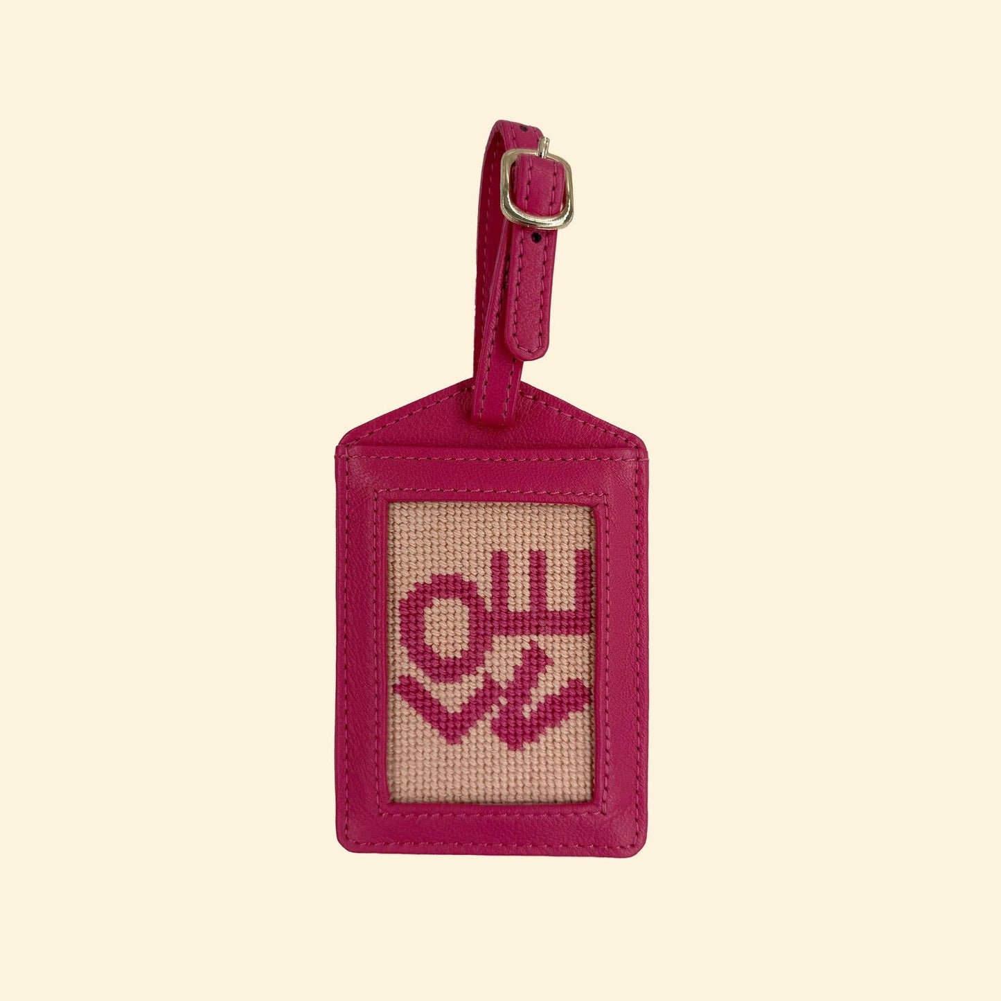 Love Luggage Tag Needlepoint Kit