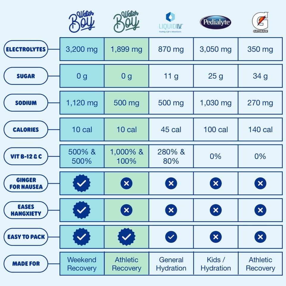 WaterBoy Hydration + Weekend Recovery