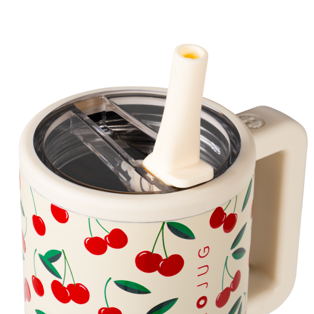 HydroJug Cherries 20 oz Traveler Tumbler