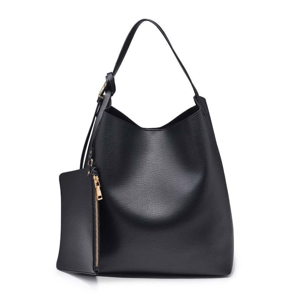 The Daily Hobo Tote in Black