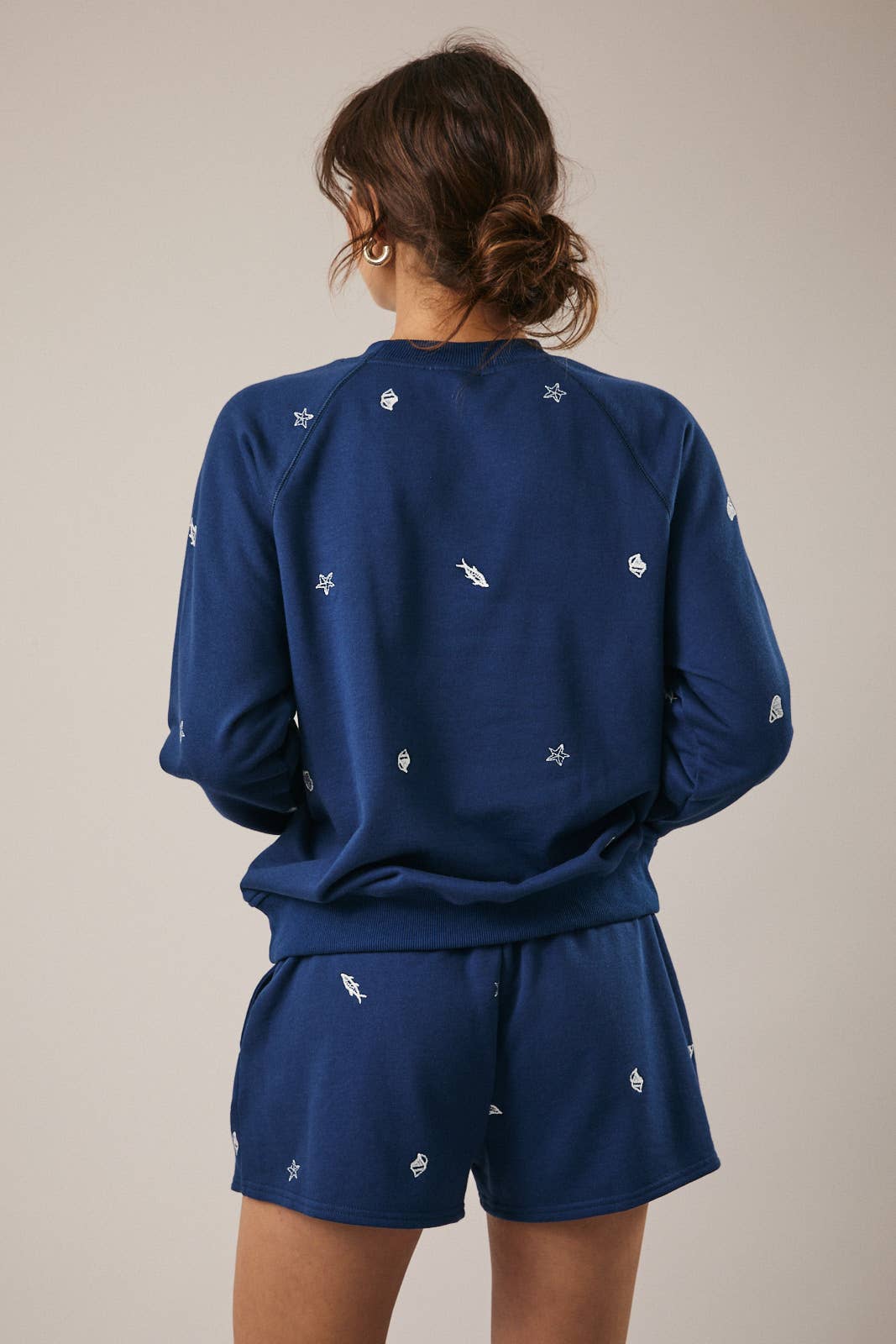 Coastal Embroidered Crewneck
