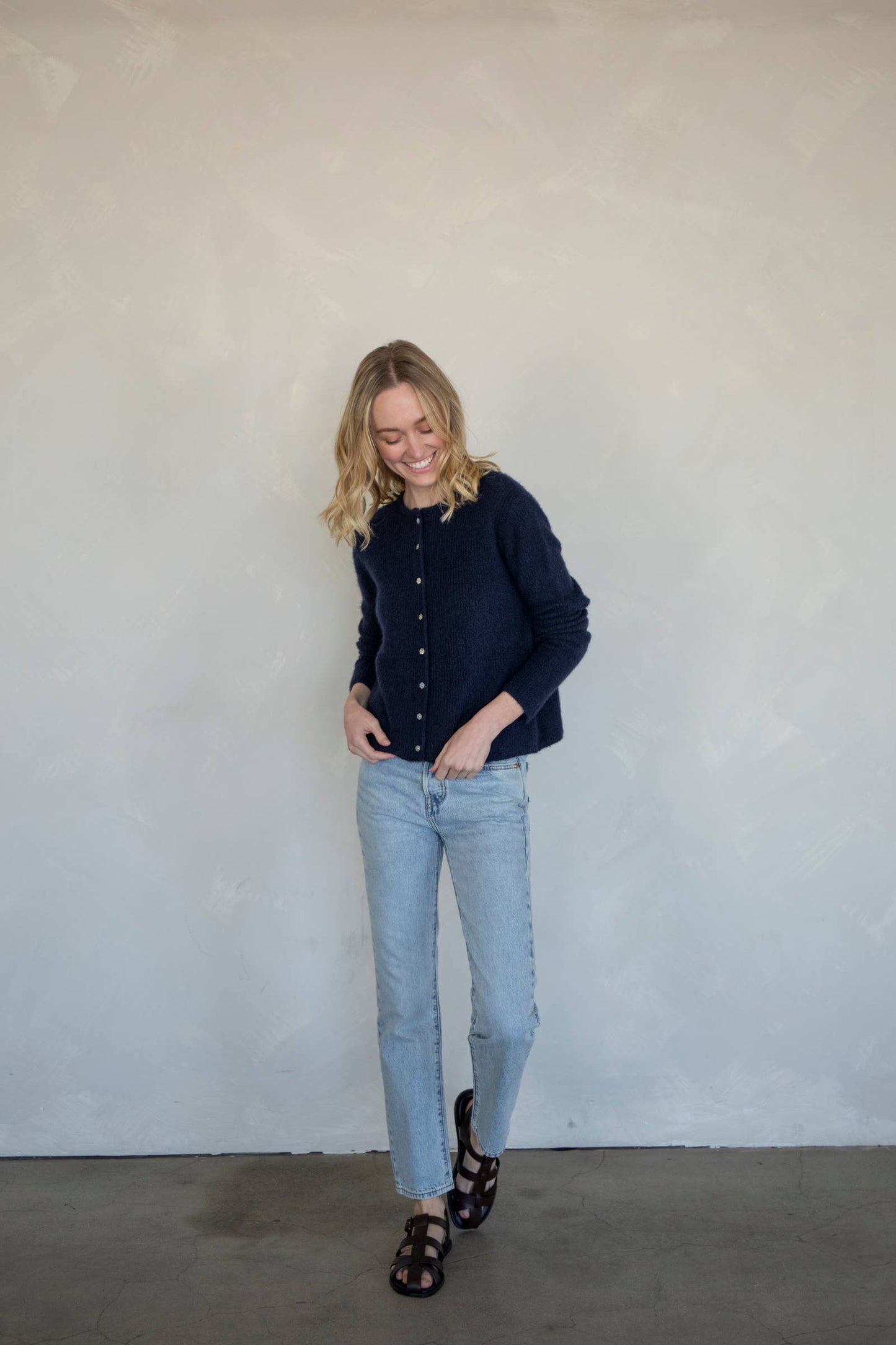 Erin Navy Cardigan