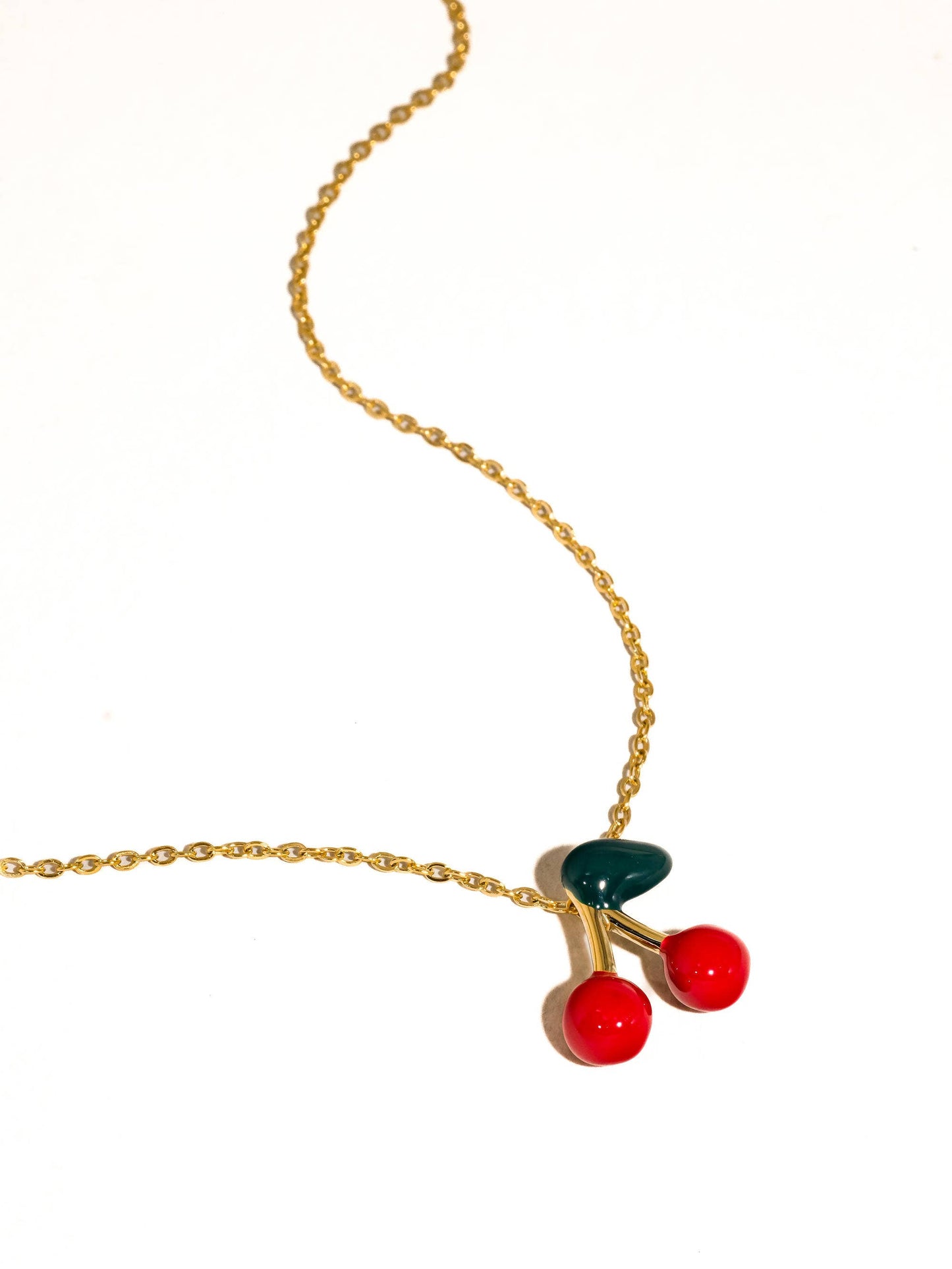 Vintage Cherry Necklace
