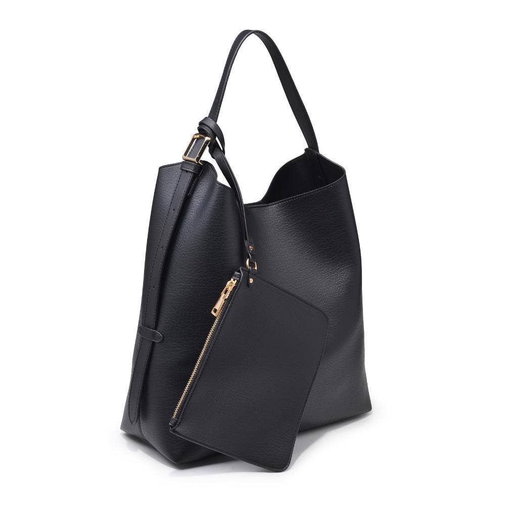 The Daily Hobo Tote in Black