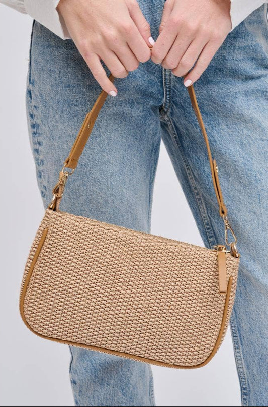 Summer Days Woven Shoulder Bag