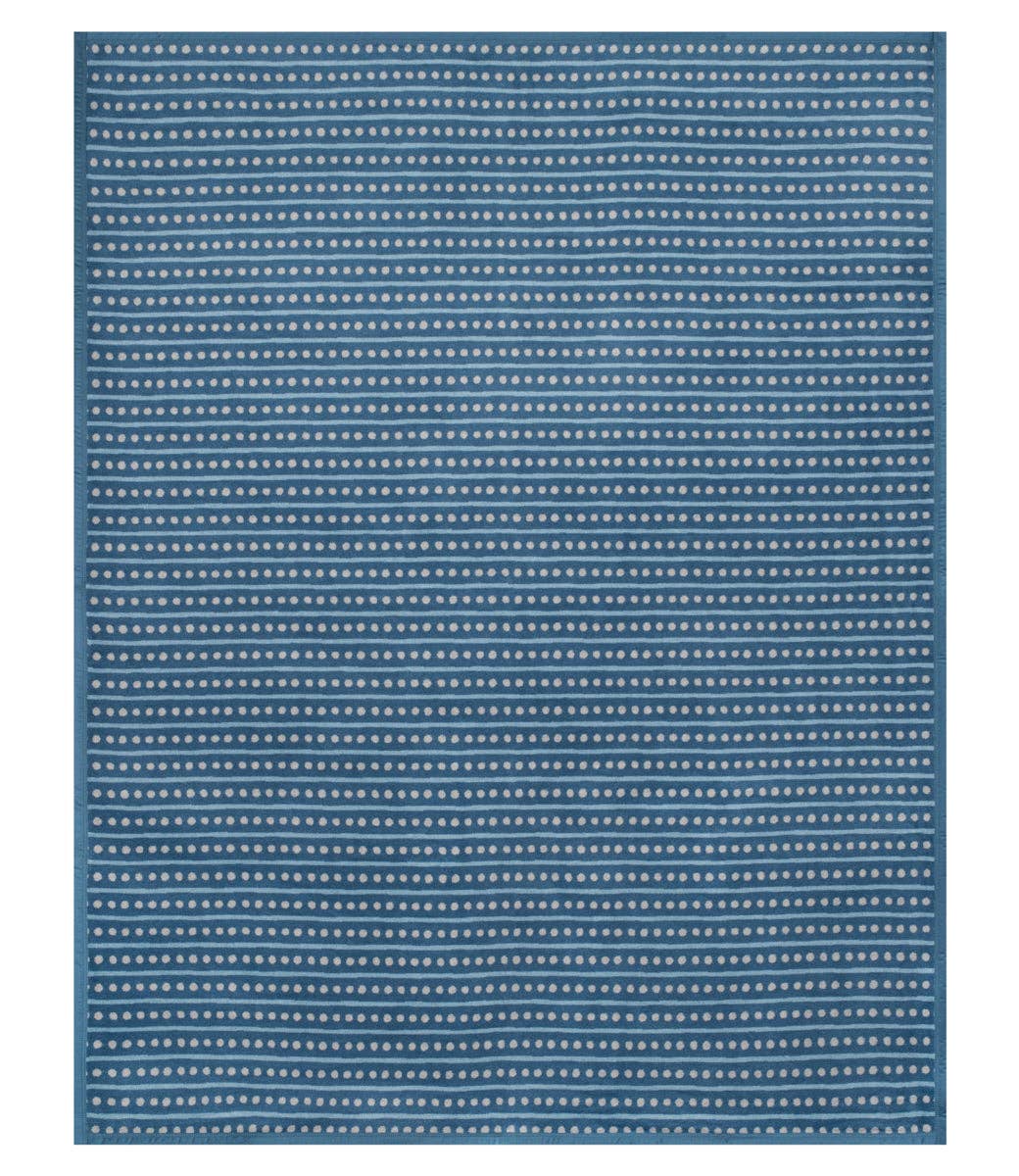 Beach Pebble Cornflower ChappyWrap Blanket