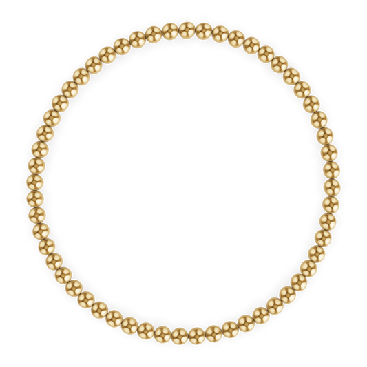 Kylar Mack 3MM Gold Ball Bracelet