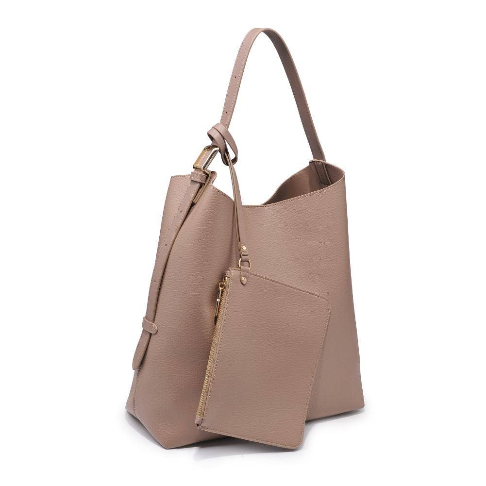 The Daily Hobo Tote in Taupe